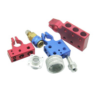 Pièces en aluminium anodisé multicolores, service de fraisage CNC sur mesure de haute précision, pièces de fraisage et de tournage CNC 3/4/5/6 axes