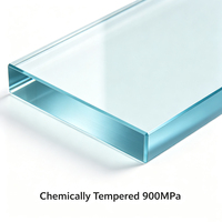 Vidrio de Aluminosilicato Templado Químicamente de Alta Resistencia 900MPa con Intercambio Iónico y Compresión Superficial para Ventanas de Cubierta de Uso Industrial