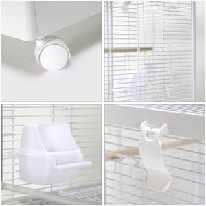 Hete Verkopende Vogelkooi Ijzeren Papegaaienkooi Doorzichtig Staande Vlucht Parkietkooi Voor Valkparkiet Wang Conure Lovebird Parkie - Product Image 6