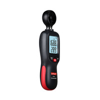 Anémomètre numérique à main WINTACT 0 ~ 30 m/s +/-5% +/-0.1 à utiliser pour l'école de bureau en plein air à la maison