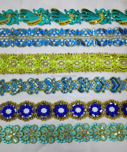 ديكور ملون DIY تطريز دانتيل لفستان حزام مزين بأحجار الراين الأفريقي دانتيل - Product Image 6