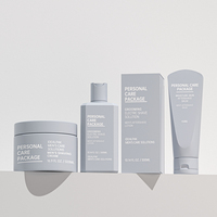 Pot vide pour gommage corporel 500 ml, bouteille de crème solaire en plastique HDPE à l'envers, emballage cosmétique, bouteille de shampoing carrée 300 ml