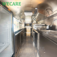 Wecare Cuisine mobile Food Van Remorque Pizza Truck Restauration Cuisine entièrement équipée Restaurant USA