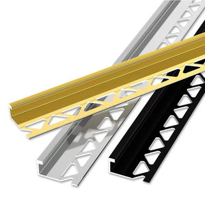 Phong Cách Hiện Đại 10Mm Dày L-Hình Cạnh Trim Strip 1.5Mm Nhôm Gốm Gạch Trim Góc Hồ Sơ 1.5Mm Kim Loại Hợp Kim Đánh Bóng - Product Image 4