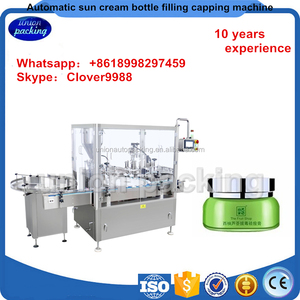 Automatic sun cream bottle filling capping machine,toner bottle filling capping machine for wholesales - Product Image 1