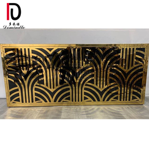 2020 New square <strong>Glass</strong> Top Stainless Steel <strong>Gold</strong> Cocktail Wedding bar <strong>Table</strong> - Product Image 4