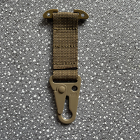 AH-002 Mousqueton tactique à crochet de suspension, Clip de sangle Molle, Clip en métal Olecranon, Accessoires pour ceinture de combat et gilet de chasse