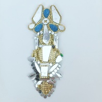 2026 En gros Accessoires de costume de carnaval, Patch thermocollant en résine néon faite à la main, Bijoux de costume, Applique en strass
