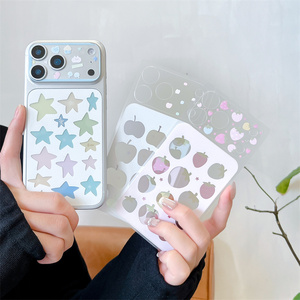 ฟิล์มกันรอยกล้องหลังลายผลไม้ฤดูร้อน สตรอว์เบอร์รี สำหรับ iPhone 17 16 Pro Max แบบสติ๊กเกอร์เต็มแผ่น พร้อมเคสเลนส์กันรอย EPU ลายรุ้ง - Product Image 3