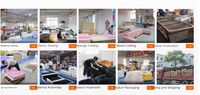 Ensemble de canapés modulaires en tissu velours au design moderne, meubles de salon pour la maison