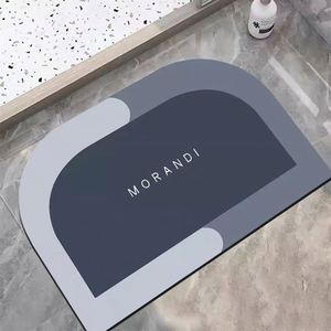 Tapis de sol super absorbant à séchage rapide, tapis de salle de bain antidérapants en caoutchouc, tapis de sol en boue de diatomée pour cuisine - Product Image 6