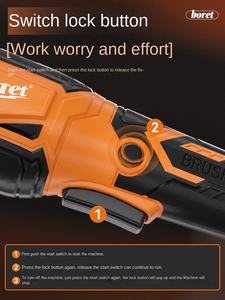 Amoladora Angular Inalámbrica Bert con Batería de Litio, Motor Grande de Grado Industrial 5030, 13000 RPM, Herramienta Manual para Cortar y Pulir - Product Image 5