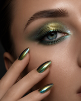 HC44G1 Pigment à effet nacré à base de mica, matière première de qualité cosmétique pour fard à paupières, brillant à lèvres, savon et colorant de maquillage