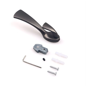 Nhà Máy Bán buôn hiện đại móc kim loại quần áo đơn giản phòng tắm tủ quần áo cửa tường móc đôi móc - Product Image 2