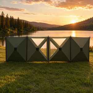 Paravento da Campeggio Automatico Pop-Up Portatile, Schermo Privacy per Caravan con Finestre Trasparenti per Picnic - Product Image 1