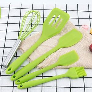 Accesorios de Cocina para el Hogar, Juego de 5 Utensilios de Cocina de Silicona Resistentes al Calor, Espátulas para Cocinar - Product Image 5