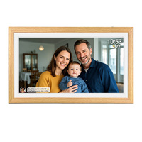 Cadre photo numérique WiFi 21,5 pouces en gros avec application Frameo, double WiFi, mémoire 32 Go, cadeau pour maison intelligente