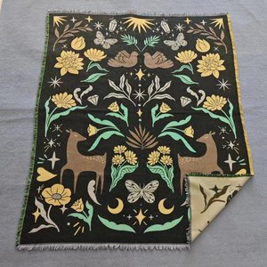 Bán buôn tùy chỉnh dệt Jacquard cắm trại chăn Mỹ pha trộn chăn tấm thảm dệt sofa Bìa couch Boho chăn ném - Product Image 1