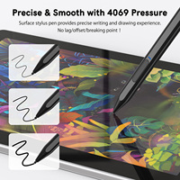 2024 Centyoo Produk Terbaru SD0105 Pena Stylus Ujung Halus Pengisian Daya Cepat Berbahan Aluminium Alloy untuk Microsoft Asus Dell Hp Acer