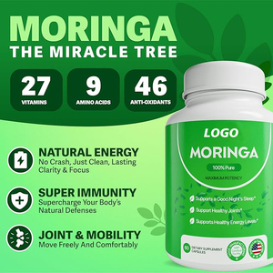 Kapsul Ekstrak Moringa Bersertifikat GMP Superfood Penguat Imunitas Suplemen Energi Herbal untuk Grosir - Product Image 5