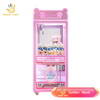 Machine de jeu d'arcade à griffes pour enfants, ours panda, fonctionnement à pièces, 220v, sans délai, pour les enfants de 6 ans et plus