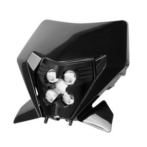Phare Motocross <span class=keywords><strong>Enduro</strong></span> Racing avec abat-jour noir pour 2024 2025 <span class=keywords><strong>KTM</strong></span> 150 250 300 350 <span class=keywords><strong>450</strong></span> - Product Image 3