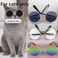 Haustier Brille Katze Bekleidung & Zubehör Retro Coole Hund Sonnenbrille Foto Requisiten Lustiges Zubehör Massiv plastik Winter Großhandel