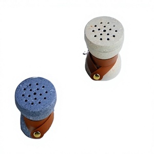 Quemador de Incienso de Madera y Cuero Estilo Árabe, Mabkhara Artística para Carbón, Aroma de Anís, Ambiente Espiritual Sereno, Religioso - Product Image 1