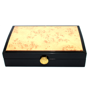Custom Keepsake Box With Key Lock Wooden Luxury Packaging Wood Luxury With High Glossy Lacquer