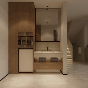 Planimetrie e Design d'<span class=keywords><strong>Interni</strong></span> per Ville di Lusso a 3 Camere da Letto con Soluzioni Moderne di CAD 3D e Grafica - Product Image 4