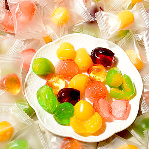 핫 세일 구미 망고 껍질을 벗긴 부드러운 사탕 할랄 과일 맛 과자 가방 포장에 - Product Image 4