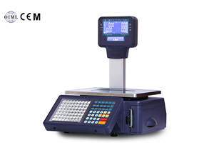 เครื่องชั่งดิจิตอล LCD แบบพิมพ์ฉลากบาร์โค้ดภาษาอาหรับ รุ่น TM-A20 สำหรับงานค้าปลีก พร้อมระบบปรับเทียบอัตโนมัติ (OEM) - Product Image 3