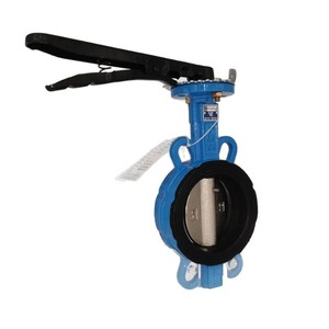 Shanghai Hugong Wafer Type Manual Butterfly Valve DN50 To DN200 Soft <b>Seal</b> For Water And Air Industrial Use - Product Image 1