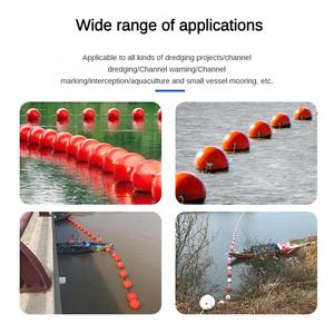 Bola flotante de advertencia de océano llena de espuma de colores brillantes directa de fábrica para bloquear la bola flotante de barcos - Product Image 3