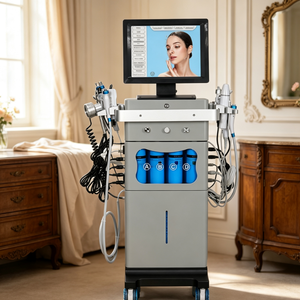 Appareil facial multifonctionnel hydro-oxygène 18 fonctions, peeling au diamant, resurfaçage de la peau, hydratation profonde, équipement de spa - Product Image 1