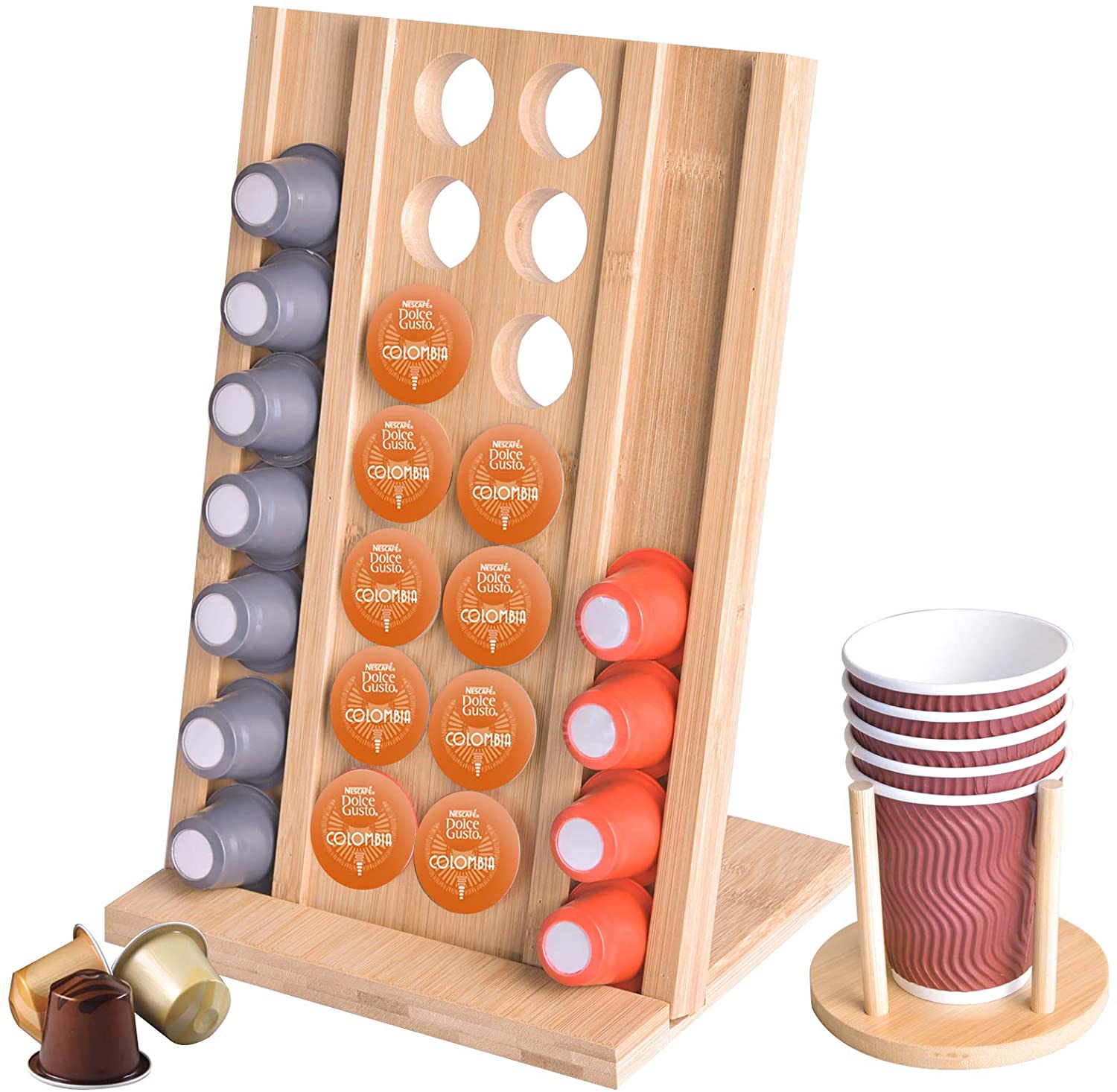 Glas Tasse Flasche trocknen Rack Halter Abtropffläche Teller Regal Halter K