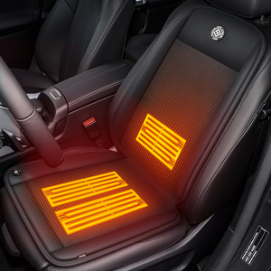 Anjuny 12V Auto Cómodo Cojín de asiento con calefacción para automóvil Cojines de asiento de calor para automóvil caliente asiento - Product Image 3