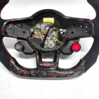 Volant en fibre de carbone de qualité supérieure prêt à être expédié pour Polo Passat B5 SEAT Leon Sharan Jetta Golf MK4 Skoda Octavia Finition brillante