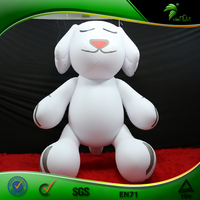 Ballon gonflable personnalisé en forme de chien, chien de dessin animé sexy, vidéo, couché sur un trampoline gonflable, chien Hongyi Sph
