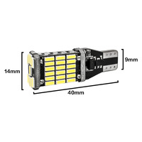 T10 W5W LED Canbus Signal leuchte 12V 24SMD Rot Gelb Weiß Auto Innenraum Lese koffer Kennzeichen Gepäck keil Autos eiten leuchte