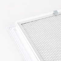 Diffuseur moderne à fente linéaire à lame plate Grille d'aération carrée en aluminium et plastique pour climatisation en acier inoxydable