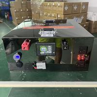 Batterie LiFePO4 personnalisée OEM 48V 60V 72V 80Ah-150Ah de qualité A avec boîtier JBD BMS Bluetooth pour tricycle, camping-car, camping, bateau, yacht