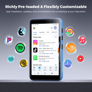 Reproductor MP4 Android con Pantalla Grande de 4 Pulgadas, 3+32 GB de Almacenamiento, WiFi, Altavoz Integrado, Aleación de Zinc, Compatible con GMS, Colores Personalizables - Product Image 6