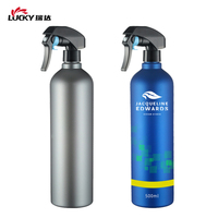 Pulvérisateurs à gâchette en plastique noir 500 ml pour purification de l'air et brumisation d'eau