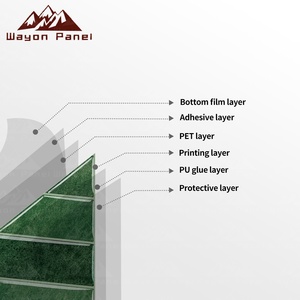 El popular revestimiento de <span class=keywords><strong>pared</strong></span> de azulejos cuadrados 3D <span class=keywords><strong>autoadhesivo</strong></span> antiincrustante de PVC se utiliza para la decoración de la cocina. - Product Image 6