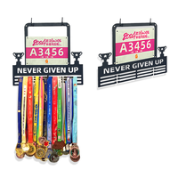 Gymnastique personnalisé patinage sport médaille en métal présentoir mural marathon médaille cintre