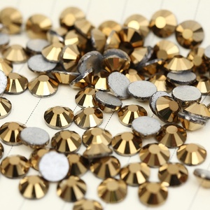 Yantuo toplu satış 6A yüksek kaliteli Strass altın Aurum Flatback Rhinestones olmayan düzeltme - Product Image 5