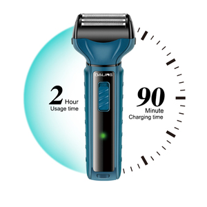 <span class=keywords><strong>Afeitadora</strong></span> Eléctrica Multifuncional 3 en 1 <span class=keywords><strong>DALING</strong></span> DL-9252 con Función de Afeitado, Depilación de Nariz y Orejas, Azul - Product Image 5