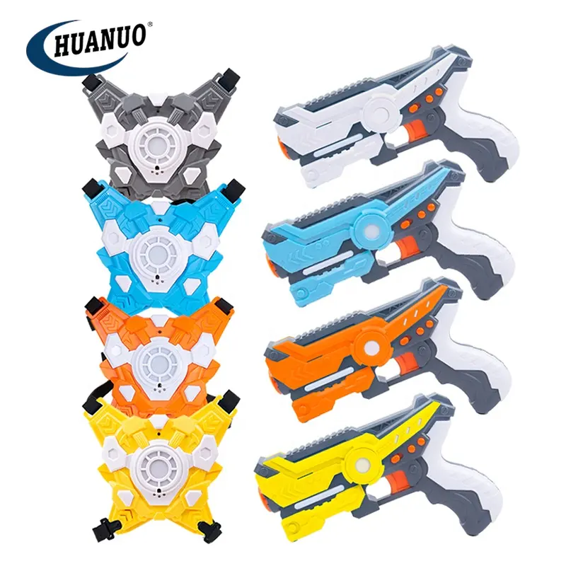 Лазерный таг, пистолет и жилет, многопользовательская боевая игра, лазерный электрический игрушечный пистолет с целью