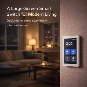 Interruptor de Luz Inteligente con Pantalla Táctil, Interruptor de Pared Inteligente WiFi de 4 Canales con Monitoreo de Energía, Compatible con <span class=keywords><strong>Alexa</strong></span>/Google Home - Product Image 3